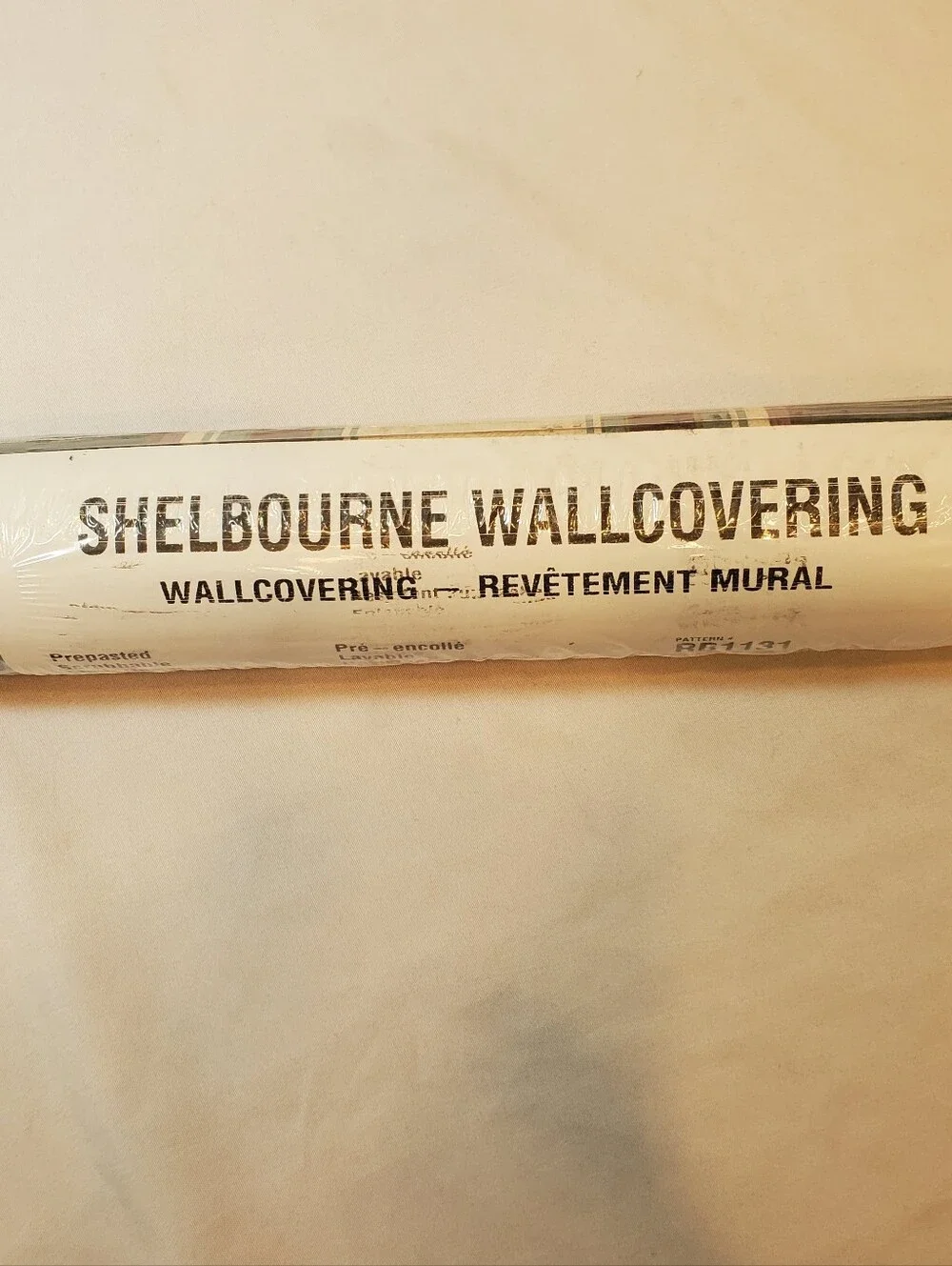 Shelbourne Vtg Striped Green Cream Wallpaper Double Roll 56.37 Sq Ft, Lot Of 3